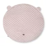 Sleepee Royal Baby kerek baba játszószőnyeg pink (rózsaszín) színben, puha steppelt velúr játszószőnyeg babáknak