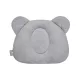 Sleepee Royal Baby ergonomikus babapárna laposfejűség ellen szürke (grey) színben, maci formájú velúr fejpárna babáknak