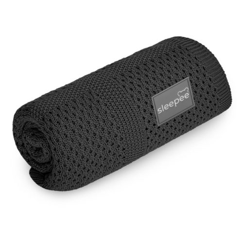 Sleepee Ultra Soft Bamboo puha pamut baba takaró könnyű, légáteresztő / Graphit