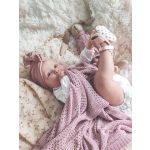 Ultra Soft Bamboo Vékony Kötött Takaró / Baby Pink