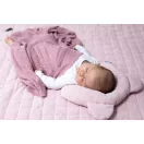 Sleepee ultra soft bamboo vékony kötött bambusz babatakaró baby pink színben, puha és légáteresztő takaró újszülötteknek