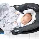 Sleepee ultra soft bamboo vékony kötött bambusz babatakaró szürke (Grey) színben, légáteresztő és bőrbarát takaró újszülötteknek