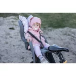 Sleepee Butterfly anti-shock pillangó babapárna Fiore (kék virágos) mintával, rázkódás elleni fejtámasztó babapárna babakocsiba és autósülésbe