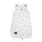 Sleepee NewBorn újszülött hálózsák 0-4 hó, bélelt pamut, fekete pöttyös (Black Dots) minta (2.5 TOG)