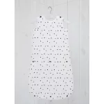 Sleepee Grow Up állítható baba hálózsák 0-24 hó, bélelt pamut, fekete pöttyös (Black Dots) minta (2.5 TOG)