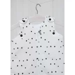 Sleepee Grow Up állítható baba hálózsák 0-24 hó, bélelt pamut, fekete pöttyös (Black Dots) minta (2.5 TOG)