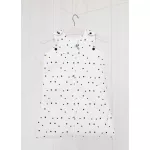 Sleepee Grow Up állítható baba hálózsák 0-24 hó, bélelt pamut, fekete pöttyös (Black Dots) minta (2.5 TOG)