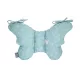 Sleepee Butterfly anti-shock pillangó babapárna Safari (kék, állatkás) mintával, rázkódás elleni fejtámasztó babapárna babakocsiba és autósülésbe
