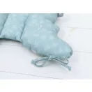 Sleepee Butterfly anti-shock pillangó babapárna Safari (kék, állatkás) mintával, rázkódás elleni fejtámasztó babapárna babakocsiba és autósülésbe