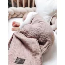 Sleepee muszlin baba hálózsák 4-24 hó (M méret), Rose (1.0 TOG)