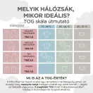 Sleepee muszlin baba hálózsák 4-24 hó (M méret), Rose (1.0 TOG)