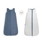 Kifordítható Muszlin Hálózsák "M" / Petrol blue