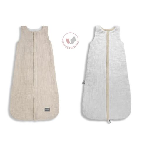 Sleepee kifordítható muszlin babahálózsák 2.5 TOG M méret Sand