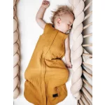 Sleepee újszülött kifordítható muszlin baba hálózsák 0-4 hó (S méret), Rose (1.0 TOG)