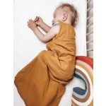 Sleepee kifordítható muszlin babahálózsák 2.5 TOG S méret - Petrol blue