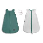 Sleepee kifordítható muszlin babahálózsák 2.5 TOG S méret - Ocean Green
