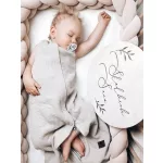 Sleepee újszülött kifordítható muszlin baba hálózsák 0-4 hó (S méret), Sand (1.0 TOG)