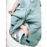 Sleepee újszülött kifordítható muszlin baba hálózsák 0-4 hó (S méret), Sand (1.0 TOG)