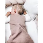 Sleepee újszülött kifordítható muszlin baba hálózsák 0-4 hó (S méret), Sand (1.0 TOG)