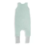Sleepee kifordítható téli tipegő baba hálózsák 1-2 év (S), pamut borítás, menta és szürke (2.5 TOG)