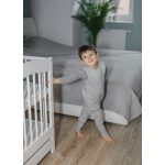 Sleepee kifordítható téli tipegő gyermek hálózsák 3-4 év (M), pamut borítás, menta és szürke (2.5 TOG)