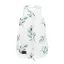 Sleepee NewBorn újszülött hálózsák 0-4 hó, bélelt pamut, zöld eukaliptusz (Eucalyptus) minta (2.5 TOG)