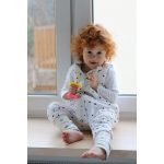 Kifordítható Tipegő Hálózsák (M) 2.5 TOG / Black dots-bloom