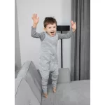 Sleepee kifordítható téli tipegő baba hálózsák 1-2 év (S), pamut borítás, virágos Bloom és pöttyös minta (2.5 TOG)