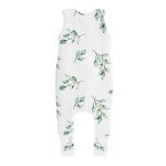 Kifordítható tipegő baba hálózsák 2.5 TOG S méret / Eukalyptus-Black Dots