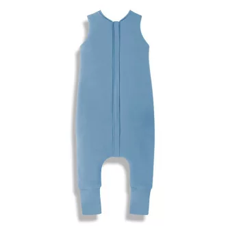 Sleepee pamut tipegő hálózsák lábbal 1-2 év (S méret), Petrol Blue kék (1.5 TOG)