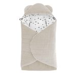 Sleepee Royal Baby baba kocsitakaró pólya gyerekülésbe egész évben használható / sand