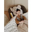 Sleepee Royal Baby plüss babatakaró-pólya autósülésbe sand (bézs) színben, meleg és puha hordozóba illeszthető kivitel biztonsági öv nyílásokkal