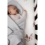 Sleepee újszülött baba pólya, légáteresztő pamut muszlin anyagból, petrol kék színben