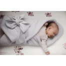 Sleepee újszülött baba pólya, légáteresztő pamut muszlin anyagból, szürke (Grey) színben