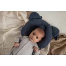 Sleepee muszlin ergonomikus babapárna laposfejűség ellen sunflower (sárga) színben, maci formájú légáteresztő fejpárna babáknak