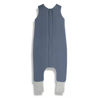 Sleepee muszlin tipegő hálózsák lábbal 1-2 év (S méret), Petrol Blue kék (1.0 TOG)