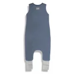 Sleepee muszlin tipegő hálózsák lábbal 1-2 év (S méret), Petrol Blue kék (1.0 TOG)