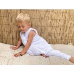 Sleepee pamut tipegő hálózsák lábbal 3-4 év (M méret), beige homok (1.5 TOG)