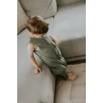 Sleepee pamut tipegő hálózsák lábbal 1-2 év (S méret), beige homok (1.5 TOG)