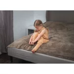 Sleepee pamut tipegő hálózsák lábbal 1-2 év (S méret), Ocean Green zöld (1.5 TOG)