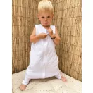 Sleepee pamut tipegő hálózsák lábbal 1-2 év (S méret), Green zöld (1.5 TOG)