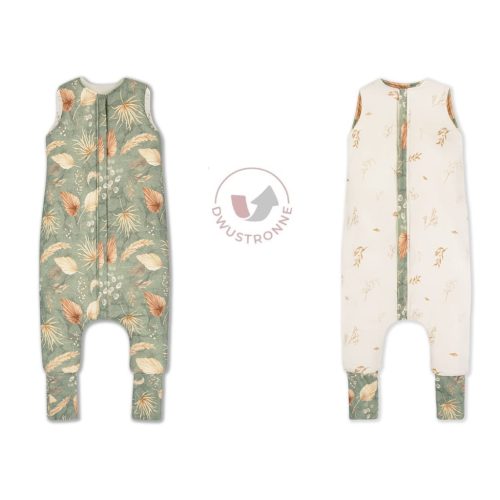 Kifordítható Tipegő Hálózsák (S) 2.5 TOG / Bohemian Green - Bohemian Botanic