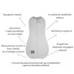 Sleepee Second Step pamut baba pólya újszülötteknek / Bohemian green