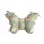 Sleepee Butterfly anti-shock pillangó babapárna Bohemian Green (zöld, leveles) mintával, rázkódás elleni fejtámasztó babapárna babakocsiba és autósülésbe