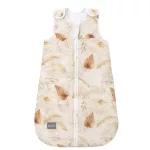 Sleepee NewBorn újszülött hálózsák 0-4 hó, bélelt pamut, bézs virágos (Bohemian Sand) minta (2.5 TOG)