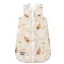 Sleepee NewBorn újszülött hálózsák 0-4 hó, bélelt pamut, bézs virágos (Bohemian Sand) minta (2.5 TOG)