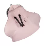 Sleepee autósülésbe való nyári muszlin babatakaró-pólya rózsaszín (Pink) színben, hordozóba illeszthető kivitel biztonsági öv nyílásokkal