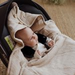 Nyári Muszlin Kocsitakaró / Pólya / Grey