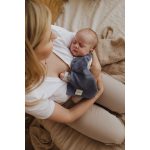 Sleepee puha pamut muszlin baba textil pelenka 2 pack / Grey-sand