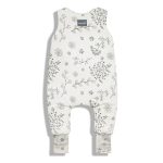 Sleepee kifordítható téli tipegő hálózsák lábbal 6-12 hó (XS méret), virágos Bloom és pöttyös Black Dots minta (2.5 TOG)